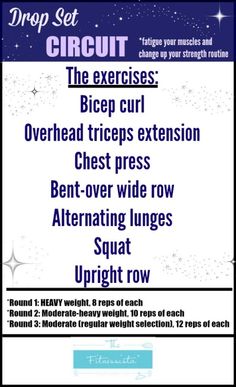 a poster with instructions on how to use the correct way for proper exercises in order to improve