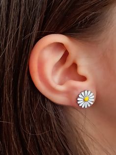 size: 1cm Material: 925 Sterling Silver Weight:1.75 grams silver daisy earrings will look very cute on your ear. you will love them very much. birthdays, anniversaries, Valentine's day or even Christmas presents are often preferred as a gift product. https://www.etsy.com/shop/Hirajewelrydesign Mother's Day Sterling Silver Birth Flower Earrings, Sterling Silver Flower Earrings For Mother's Day, Dainty Sterling Silver Birth Flower Earrings, Mother's Day Nickel-free Sterling Silver Flower Earrings, Dainty Silver Birth Flower Earrings, Mother's Day Sterling Silver Flower Earrings, Sterling Silver Flower Earrings As A Gift For Her, Silver Dainty Flower Earrings For Everyday, Dainty Silver Flower Earrings For Everyday