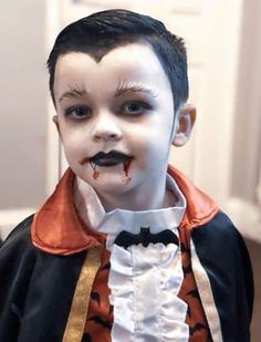 Vampire Makeup For Boys, Kids Vampire Makeup Boy, Kids Zombie Makeup Boys, Vampire Makeup Boy, Vampire Makeup For Kids, Halloween Makeup For Kids Boys, Vampire Make Up Kids