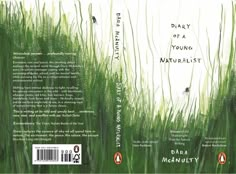 the front and back cover of diary of a young naturalist