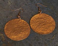 1.5" circle recycled copper or brass Each pair is hand cut and textured. May have slight variations. Every item sold plants a tree through our partnership with One Tree Planted. Om Earrings, Metal Circle, Earring Bundle, Oval Earring, Gemstone Beaded Bracelets, One Tree, Recycled Metal, Copper Earrings, Circle Earrings