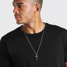 Description: Discover divine simplicity with our Stainless Steel Layered Plain Cross Men's Necklace or Woman's Necklace. This elegant piece serves as both a necklace for men and women, featuring a simple prayer Jesus collar design with a rope box chain pendant. Crafted with precision and reverence, this necklace is a symbol of faith and style. The layered plain cross adds a touch of timeless elegance to your ensemble. Shop now to elevate your look with this understated yet powerful Stainless Ste Men's Cross Necklaces, Simple Prayers, Mens Cross Necklace, Cross Necklaces, Mens Crosses, Cross Pendant Necklace, Men's Rings, Box Chain, Chain Pendants