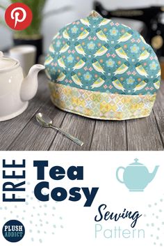 the tea cosy sewing pattern is on display