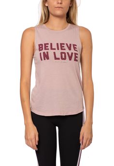 Fabrication: 50% micro-modal, 50% supima cotton. Machine wash, tumble dry. Pink Sporty Stretch Tank Top, Breathable Pink Yoga Tank Top, Go-dry Yoga Tank Top Sportswear, Sporty Yoga Tank Top With Built-in Bra, Swimwear Boutique, Pink Moisture-wicking Sportswear Tank Top, Women's Activewear