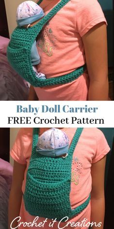 the baby doll carrier is free crochet pattern