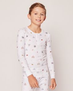 Step right up to our latest Carnival print, an enchanting design that brings the joy of the fairground straight to your little one’s sleepwear. This hand drawn illustration features whimsical merry-go-rounds, vibrant balloons, and iconic Ferris wheels, all intertwined with a sprinkle of stardust to capture the magic of a night under the big top. Our 100% Pima Cotton Long Sleeve Top and Pant Set is designed to ensure a secure and snug fit, allowing freedom of movement for active littles while pro Under The Big Top, Ferris Wheels, Big Top, Top And Pants Set, Hand Drawn Illustration, Drawn Illustration, Freedom Of Movement, Pant Set, Pima Cotton