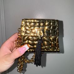 New Vintage Handbag With Bag & Box Retro Gold Bags With Gold-tone Hardware, Vintage Shoulder Bag With Flap And Gold-tone Hardware, Vintage Gold Bags With Gold Beads, Flamingo Purse, Houston Map, Map Bag, Coach Backpack, Vintage Black Bags With Gold-tone Hardware, Elegant Leopard Print Bag With Gold-tone Hardware