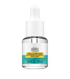 Claim back your complexion with this powerful skincare hero by Kiehl's. Formulated with 2% salicylic acid, 4% niacinamide and 0. 2% liquorice root, the Truly Targeted Blemish-Clearing Solution creates a breathable seal around the skin. Protecting blemishes from external irritants while clearing them, it shows noticeable improvement in just two hours. Cystic Acne Remedies, How To Clear Pimples, How To Reduce Pimples, Pimple Patch, Natural Acne Remedies, Salicylic Acid Acne, How To Get Rid Of Pimples, Acne Serum, Cystic Acne