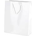 a white shopping bag on a white background