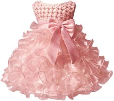 PRICES MAY VARY. This Lovely Pink Pageant Dress for your Little Baby Girl to Ware Beautifully and Comfortably as Flower Girl on Wedding , Or Birthday , First Communion, Ceremony, Baptism, Pageant and Holiday Parties. All our dresses are made with soft cotton Lining to be comfortable on your baby’s delicate skin. The materials used are durable, reliable, and of the highest quality. This Dress Featured with 6 layers of Ruffles rounded and Front upper part decorated with pearls above the waist . Lo Pink Pageant Dress, Baby Dress Wedding, Baby Princess Dress, Toddler Birthday Dress, Girl Christening, Wedding Flower Girl Dresses, Kids Designer Dresses, Wedding Flower Girl