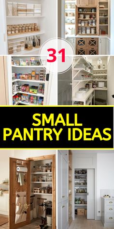 small pantry ideas that are easy and cheap to do in the kitchen or living room