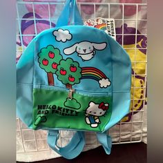 Brand New With Tags Excellent Condition Collectors Item Ships Same Day Or Following Business Day Smoke Free Home Beige Backpacks, Hello Kitty Bags, Leather School Backpack, Lunch Kit, Hello Kitty Bag, Hello Kitty And Friends, Faux Leather Backpack, Plush Backpack, Hello Kitty Plush