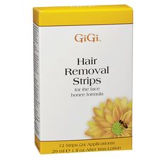 GiGi Hair Removal Strips for the Face is a professional method to remove unwanted hair from facial and delicate areas. GiGi Facial Hair Removal Strips  |  Sally Beauty Gigi Hair, Back Hair Removal, Upper Lip Hair, Hair Removal Diy, Hair Removal Remedies, Underarm Hair Removal, Wax Strips, Wax Hair Removal, Facial Hair Removal