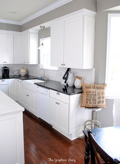 the kitchen is clean and ready for us to use in its new owner's home