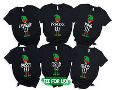 Custom Elf Shirts,Elf Matching Family Shirt,Christmas Elf Shirts,Christmas Party Tee,Elf Tee,Elf Squad,christmas Elf shirt,Elf Family Shirts,Christmas Gift,Christmas 2024,Christmas Shirt 🎁This shirt is perfect for Family Christmas pictures or even Family matching pajama shirts! You will love how soft and comfortable it is! -This is the shirt only. Does not include pants. -Infant sizes come in a bodysuit not a T-shirt. ✔Message me for custom listings for long sleeve, crew neck sweatshirts and ho Christmas Elf Shirts, Elf Shirts, Elf Family, Elf Shirt, Family Christmas Pictures, Best Christmas Presents, Family Shirts Matching, Family Tees, Funny Christmas Shirts