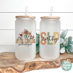 The perfect iced coffee tumbler for your favorite speech therapist. Make someone feel special with this thoughtful SLP gift idea! -Holds up to 16oz of your favorite beverage.  -Bamboo Lid, Straw & Straw cleaner included. ♡ DISCLAIMERS: - Colors may vary depending on the device you are viewing them on Speech Therapist Gift Ideas, School Age Crafts, Speech Therapist Gift, Speech Pathologist, Straw Cleaner, Speech Language Pathologist, Speech Therapist, Speech Language Pathologists, School Age