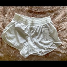 Bought The Wrong Size, Just Looking To Get What I Paid For Them. Tags Still On And Never Worn. Super Cute With Zipper In The Back As Well As Liner Inside! White Relaxed Fit Workout Shorts, White Activewear With Comfort Waistband For Workout, White Athletic Fit Activewear Shorts, White Relaxed Fit Athletic Shorts For Workout, White Athletic Fit Shorts For Workout, White Casual Athletic Shorts For Running, White Athletic Fit Workout Shorts, White Athletic Shorts With Elastic Waistband For Workout, White Activewear With Elastic Waistband For Workout