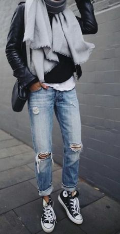 Mode Hippie, Leather Jacket Outfits, Outfits With Converse, Mode Inspo, Winter Fashion Outfits