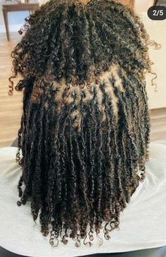 Sister Locs With Loose Ends, Starter Locs For Black Women, Locs With Curly Ends Real, Micro Locs Curly Ends, Faux Micro Locs, Medium Sisterlocks, Microlocs With Curly Ends, Micro Locs With Curly Ends, Small Locs With Curly Ends