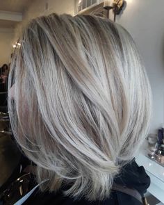 White Hair Highlights, Blonde Highlights Short Hair, Icy Blonde Balayage, Southern Hair, Short Hair Highlights, Icy Blonde Hair