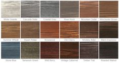 the different shades of wood that are used in furniture and home decorating projects, including flooring