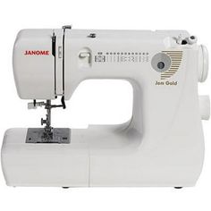 Janome Jem Gold 660 Electric Sewing Machine Color: White. Electric Sewing Machine, Sewing Machines Best, Computerized Sewing Machine, Seam Rippers, Machines Fabric, Needle Threaders, Needle Threader, Easy Stitch, Sewing Stitches