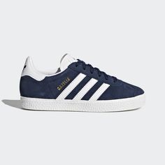 adidas Shop the Gazelle Shoes - Blue at adidas.com/us! See all the styles and colors of Gazelle Shoes - Blue at the official adidas online shop. Gazelle Shoes, Sneaker Shop, Fresh Sneakers, Adidas Campus, Adidas Sneaker, Shoe Inspo