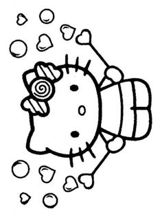 a black and white drawing of a cartoon character with bubbles coming out of his mouth