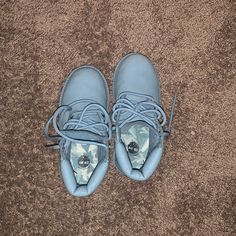 Timberland Unisex Boots. Never Worn. Light Blue Timberland Boots, Baby Winter Boots, Anderson Bean Boots, Toddler Winter Boots, Toddler Snow Boots, Girl Cowboy Boots, Navy Boots, Hunting Boots, Fur Lined Boots