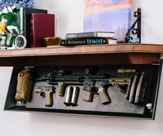 Tactical Wall, Hidden Shelf, Casa Container, Indonesia, Shelves