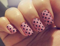 47 Amazing Retro Nails Design Polka Dot Nail Art, Retro Nails, Dot Nail Art, Minx Nails, Polka Dot Nails, Dots Nails, Funky Nails, Cute Nail Designs, Creative Nails