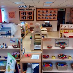 a room filled with lots of toys and books