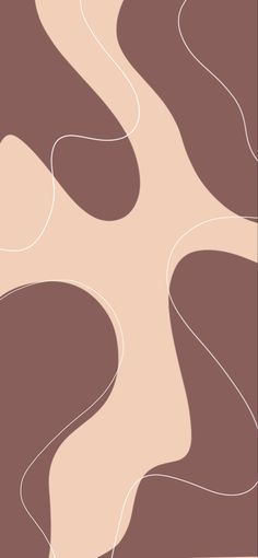 a brown and white abstract background with lines in the shape of wavy shapes on top of each other