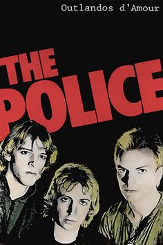 the police album cover with an image of three men