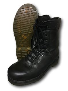 German Mk 5 Combat Boots re-made by us with new and genuine DrMartens Airwair soles, or Solvair  fully reconditioned high end boots ready for years of comfortable , stylish and sustainable use..when the sole wears out just pop them back and we can re-sole for a sensible price. Leather Combat Boots With High Ankle, Combat Leather Boots With Vibram Sole, Combat Boots With Vibram Sole In Leather, Combat Style Waterproof Boots With Vibram Sole, Leather Combat Boots With Round Toe, Combat Waterproof Boots With Vibram Sole, Combat Waterproof Boots With Vibram Sole And Round Toe, Leather Combat Lace-up Boots With Round Toe, Combat High-top Boots With Vibram Sole