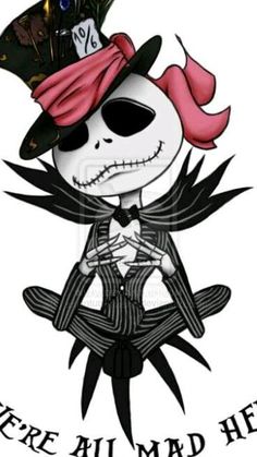 an image of a skeleton with a pirate hat on it's head and the words we