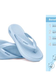 EXTRA SOFT INSOLES:- Extra Soft, Padded, Comfortable, and Cushioned EVA Foot-Bed Enhances Comfort to the Feet. Airson Flip flops Provides You with Better Walking Comfort and also makes you’re Walking Life easy and effortlessly. It also Increases Comfort, Eases Foot Pain, Increases your Efficiency, Reduces Pressure on Feet, Absorbs Heel Shocks, and Minimize Fatigue.
{✔} ULTRA FLEXIBLE & LIGHTWEIGHT:- This Airson Flexible Daily Use Flip flops are good for strength conditioning as its Flexibility allows your feet to get a workout by moving more naturally than conventional or thicker-soled shoes. Lightweight flexible slippers put 7% to 15% less stress on the knee than less flexible slippers with higher heels. Flexibility helps performance & posture, promotes efficient movement Slipper For Women, Orthopedic Sandals, Strength Conditioning, Women Slides, Felted Slippers, Foot Bed, Flip Flop Slippers, Foot Pain, Crochet Slippers