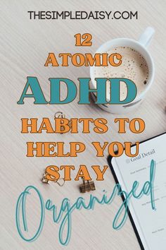 Here are 12 Helpful ADHD habits and takeaways I got from reading James Clear’s book Atomic Habits. As a professional organizer with ADHD, I strongly believe that it’s our habits that are at the core of why some of us stay more organized than others. If you have ADHD, your habits hold an enormous amount of power to help or hinder you from day to day. Find out how to use the power of habits to harness control and get organized once and for all. Add Help For Adults, Busy Mom Planner, James Clear, Atomic Habits, Mental Health Facts, Mom Planner, Professional Organizer, Mental And Emotional Health, Get Organized