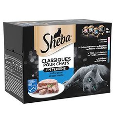 sheba mini filets cat food with tuna in gravy