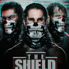 the shield movie poster with two men wearing skulls