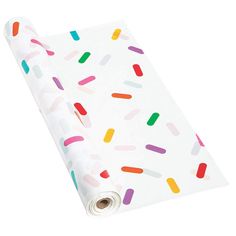 PRICES MAY VARY. Plastic Keep your party tables in tip-top shape with the help of this tablecloth roll! The perfect size to cover several tables, the design features classic designs of birthday sprinkles. Add it to your tableware supplies for an easy clean-up long after the party is over! Disposable Plastic for quick and easy cleanup. Size: 40 inch x 100 feet Arrives folded in half on a 20 inch roll. Sprinkles Birthday Party, Sprinkle Shower, Sprinkle Party, Ice Cream Birthday Party, Party Tables, Sprinkle Baby Shower, First Birthday Themes, Party Table Cloth, Plastic Table