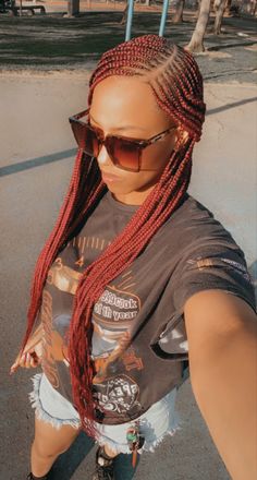 Feed In Layer Braids Hairstyles, Feed In Braids Layers, Pencil Hairstyles Braids, 3 Layer Braids, Pencil Braids, 3 Layer Feed In Braids, Two Layer Feed In Braids, Burgundy Braids, Long Cornrows