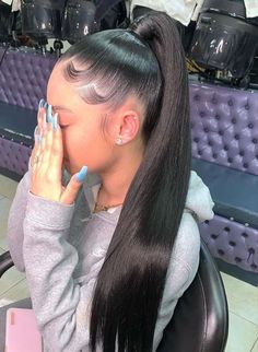 Ponytail Haircut, Long Ponytail Hairstyles, High Ponytail Hairstyles, Weave Ponytail Hairstyles, Weave Ponytail, Black Ponytail Hairstyles, Fishtail Braid, Slick Hairstyles