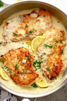 Creamy Lemon Garlic Chicken, Tuscan Garlic Chicken, Lemon Garlic Sauce, Creamy Lemon Chicken, Garlic Chicken Recipes, Lemon Garlic Chicken, Lemon Pepper Chicken, Quick Chicken, Chicken Stuffed Peppers