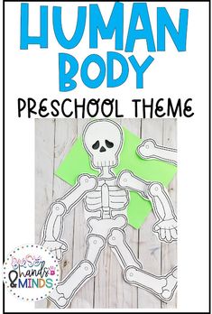 the human body is made up of paper, scissors and glue to make it look like a skeleton