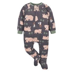 Infant & Toddler Boys Bears Fleece Pajamas Baby Size Chart, Brown Bears, Footed Pajamas, Toddler Pajamas, Boys Fleece, Soft Pajamas, Baby Pajamas, Fleece Pajamas