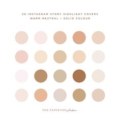 the cover of 20 instagram story highlight covers warm neutrals / solid color