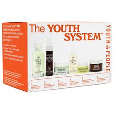 Shop Youth To The People's The Youth System at Sephora. This set includes six, pro-grade skincare minis packed with superfood antioxidants. Superfood Cleanser, Youth To The People, Skincare Kit, Peach And Lily, Clear Pores, Yerba Mate, Skincare Gift Set, Oily Skin Care, Clean Pores