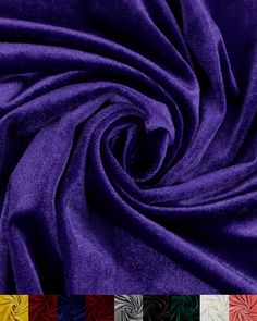 PRICES MAY VARY. SOLD by INDIVIDUAL PIECES - Each quantity comes in separate piece. Ex: If you choose 2 yards with quantity of 2, you will receive 2 separate 2 yard pieces. EXCELLENT STRETCH VELVET FABRIC - This velvet fabric is composed of 95% polyester and 5% spandex. It can be easily cut with scissors without fraying, and can be sewn by hand or machine. The fabric has a soft and comfortable texture, making it pleasant to the touch without being stiff. Wide Range of Applications - Suitable for Future Dusk, Sewing Upholstery, Costume Making, Quilt Covers, Purple Fabric, Holiday Party Decorations, Stretch Velvet, Chair Covers, Hat Making