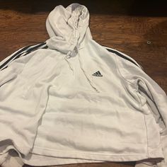 White And Black New Hoodie Adidas Size Xl Adidas White Hoodie, Adidas Shirt Women, Adidas Hoodies, Black And White Hoodie, Adidas Hoodie Women, Hoodie Adidas, Adidas Cropped Hoodie, Black Long Sleeve Sweater, Crewneck Sweatshirt Women